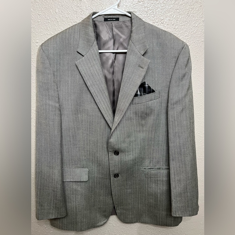 Lauren Ralph Lauren Blazer Mens 44R Brown Tan / brown Sport Coat Suit Jacket